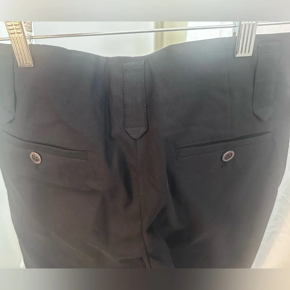 Gunex Made in Italy Black Tailored Ankle Pants Button Hem Size US 2 - Picture 10 of 12